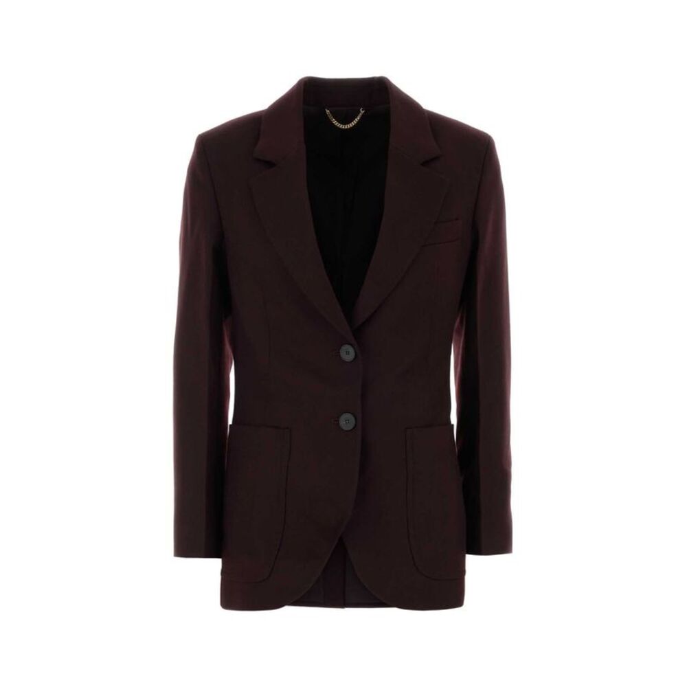 Victoria Beckham Women Purple Wool Katherine Blazer